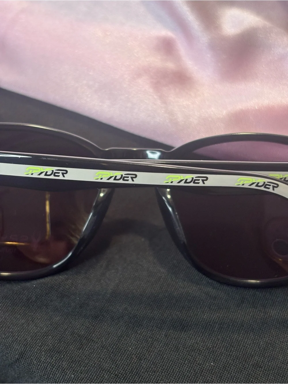 Spyder Black Men's Sunglass and Case Set